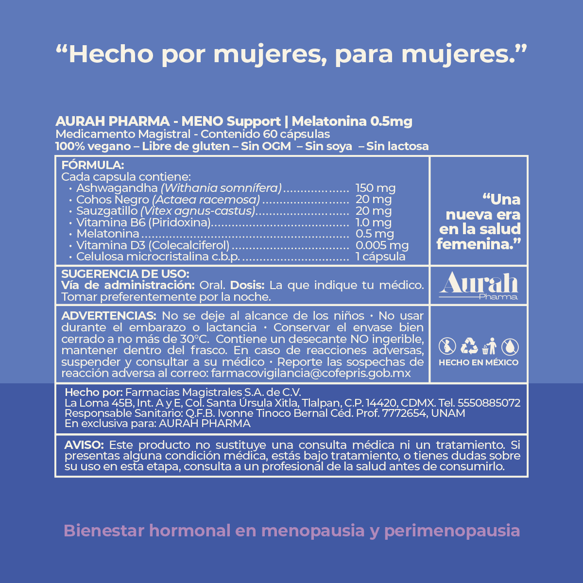 Suplemento MENO – Transición Hormonal Consciente