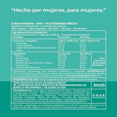 Suplemento NAD+ – Vitalidad Celular