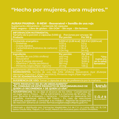 Suplemento R-NEW – Antioxidante Celular